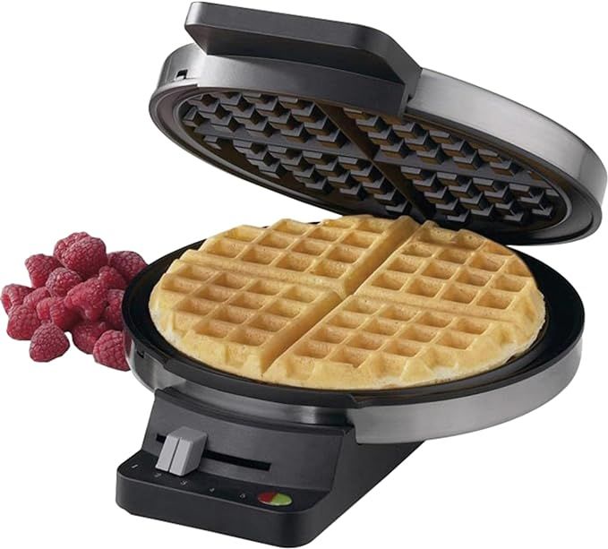 Cuisinart WMR-CAP2 Round Classic Waffle Maker, Brushed Stainless,Silver | Amazon (US)