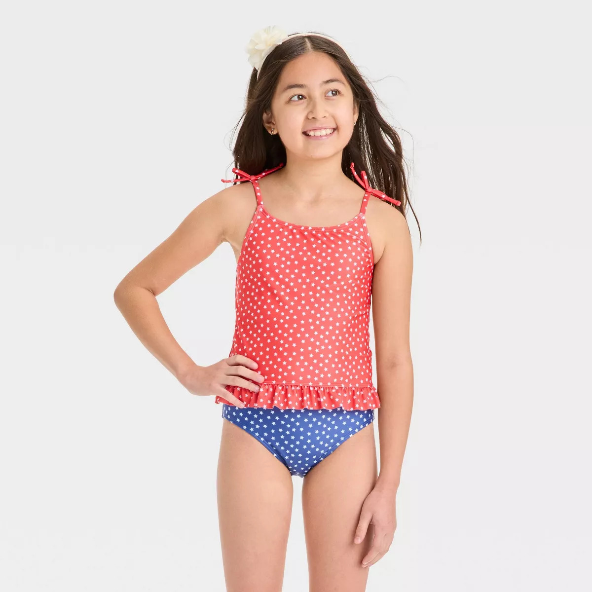 Girls' The USA Tankini Set - Cat & Jack™ | Target