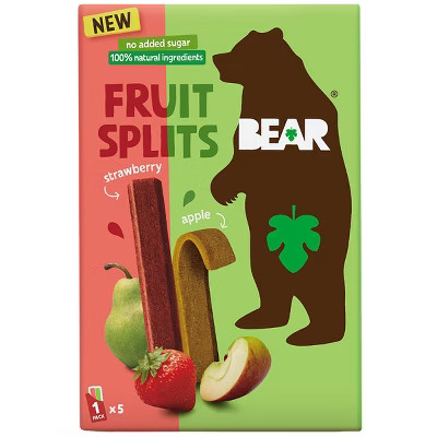 BEAR Strawberry Apple Fruit Splits - 3.5oz | Target