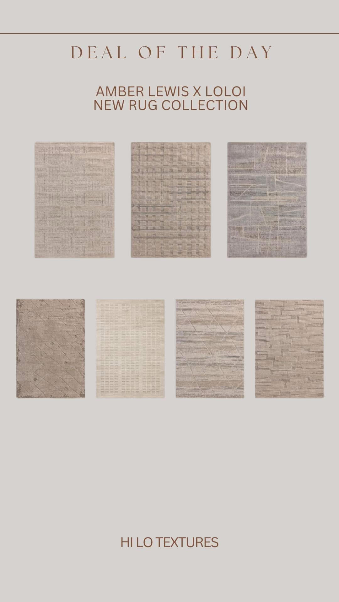 My favorite high low textured rug collection is all on sale for way day!!!!! Up to 80% off 😍😍🙌🏻🙌🏻 prettiest textures 

#LTKSaleAlert #LTKHome #LTKStyleTip