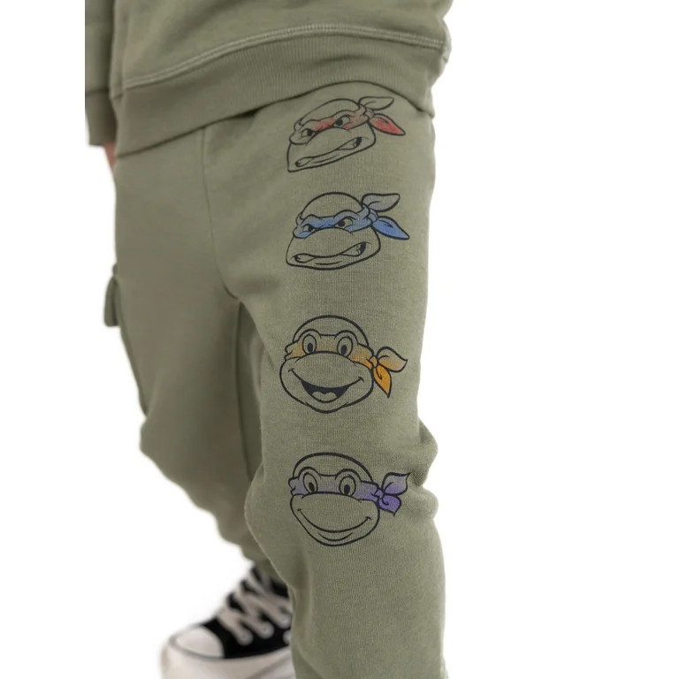 Teenage Mutant Ninja Turtles Toddler Boy Hoodie and Joggers Set, Sizes 12M-5T | Walmart (US)