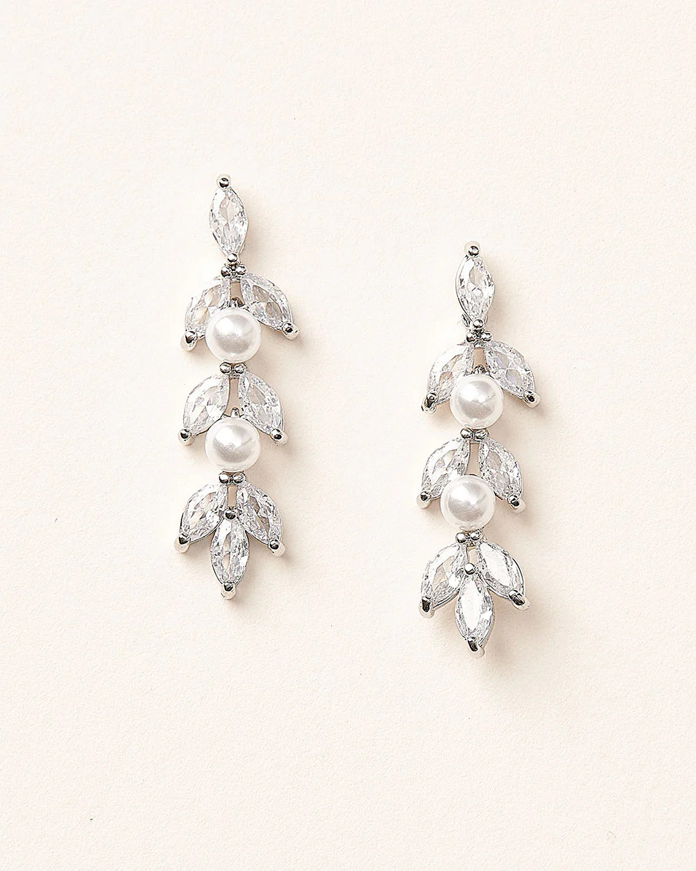 Sydney Pearl CZ Earrings | Dareth Colburn