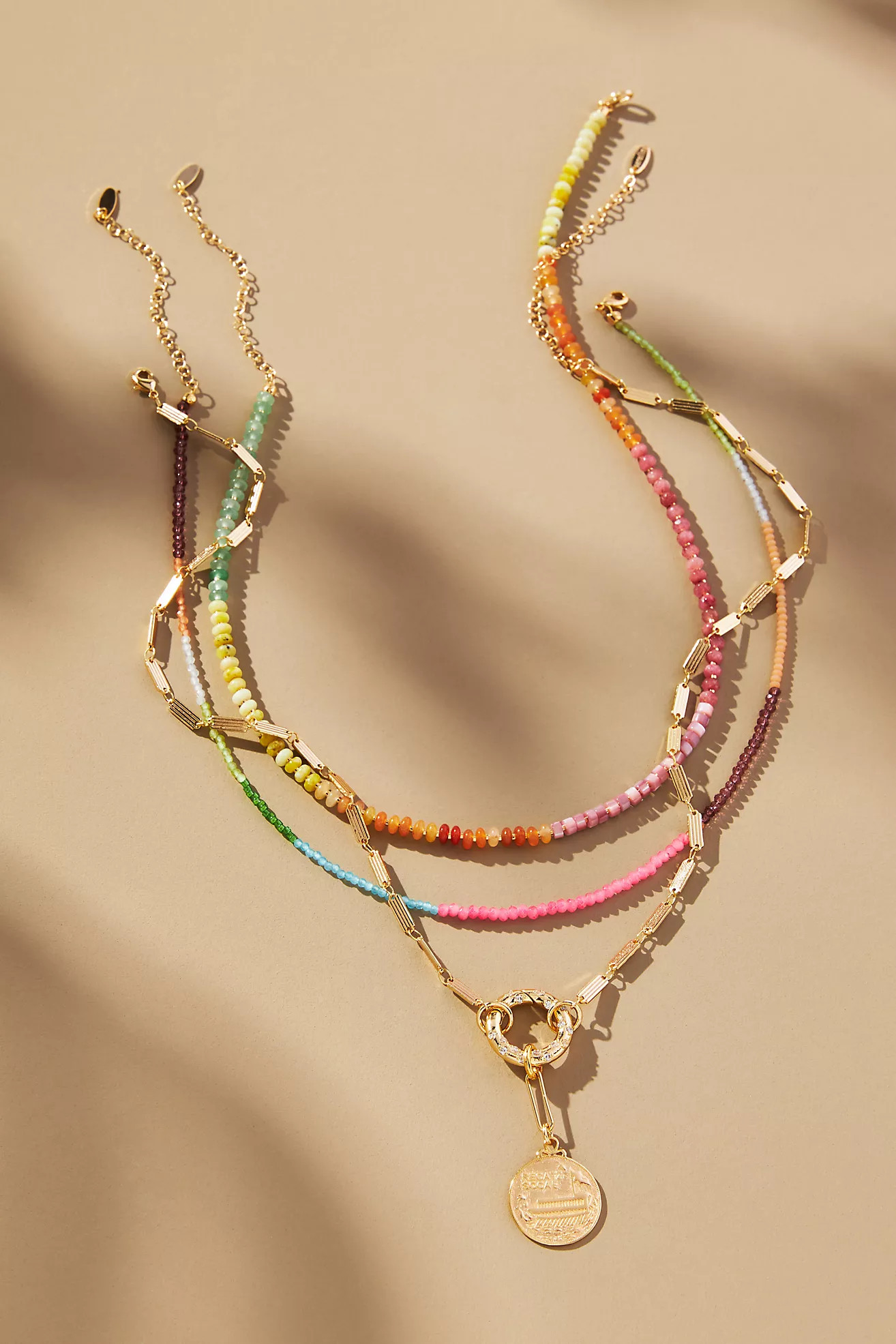 Camp Icon Beaded Necklaces, Set of 3 | Anthropologie (US)