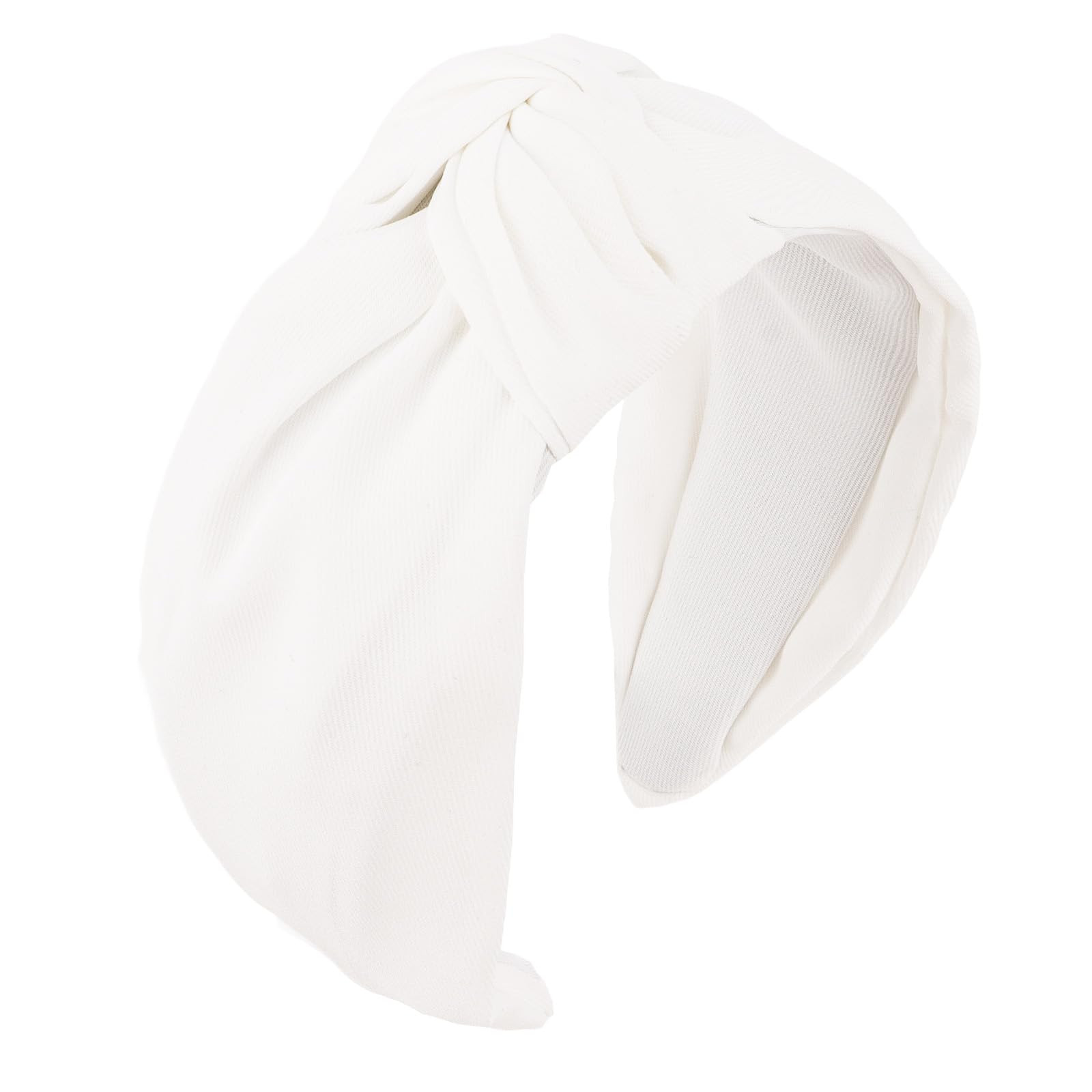 YISSION Knotted Headbands for Women Non Slip Wide Head Band White Headband Fashion Head Bands Top... | Amazon (US)