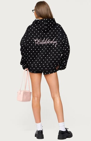 Edikted Chelsie Polka Dot Hoodie | PacSun
