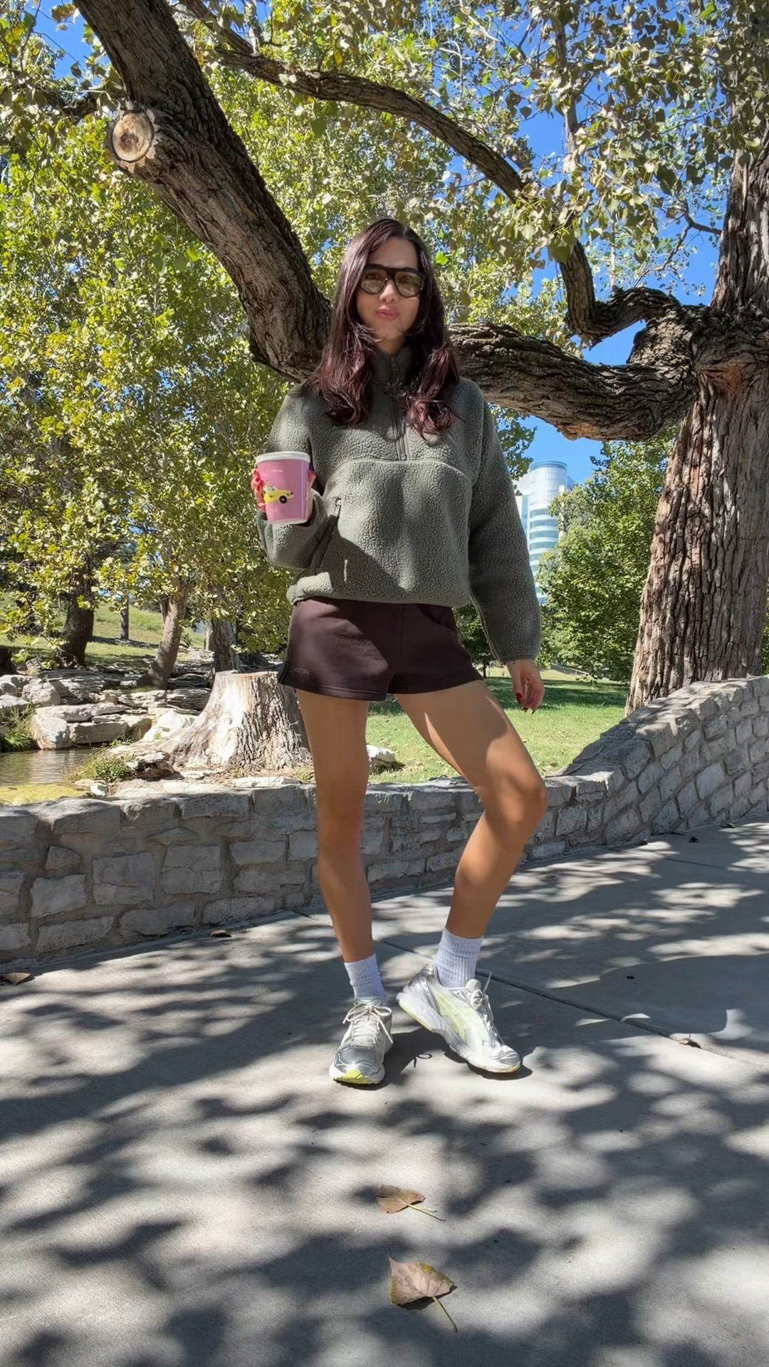 Fall walk outfit! M fleece and S shorts

#LTKootd #LTKgrwm #LTKActive