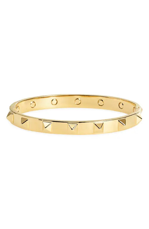 Valentino Garavani Rockstud Bangle in Oro 18 at Nordstrom, Size Medium | Nordstrom