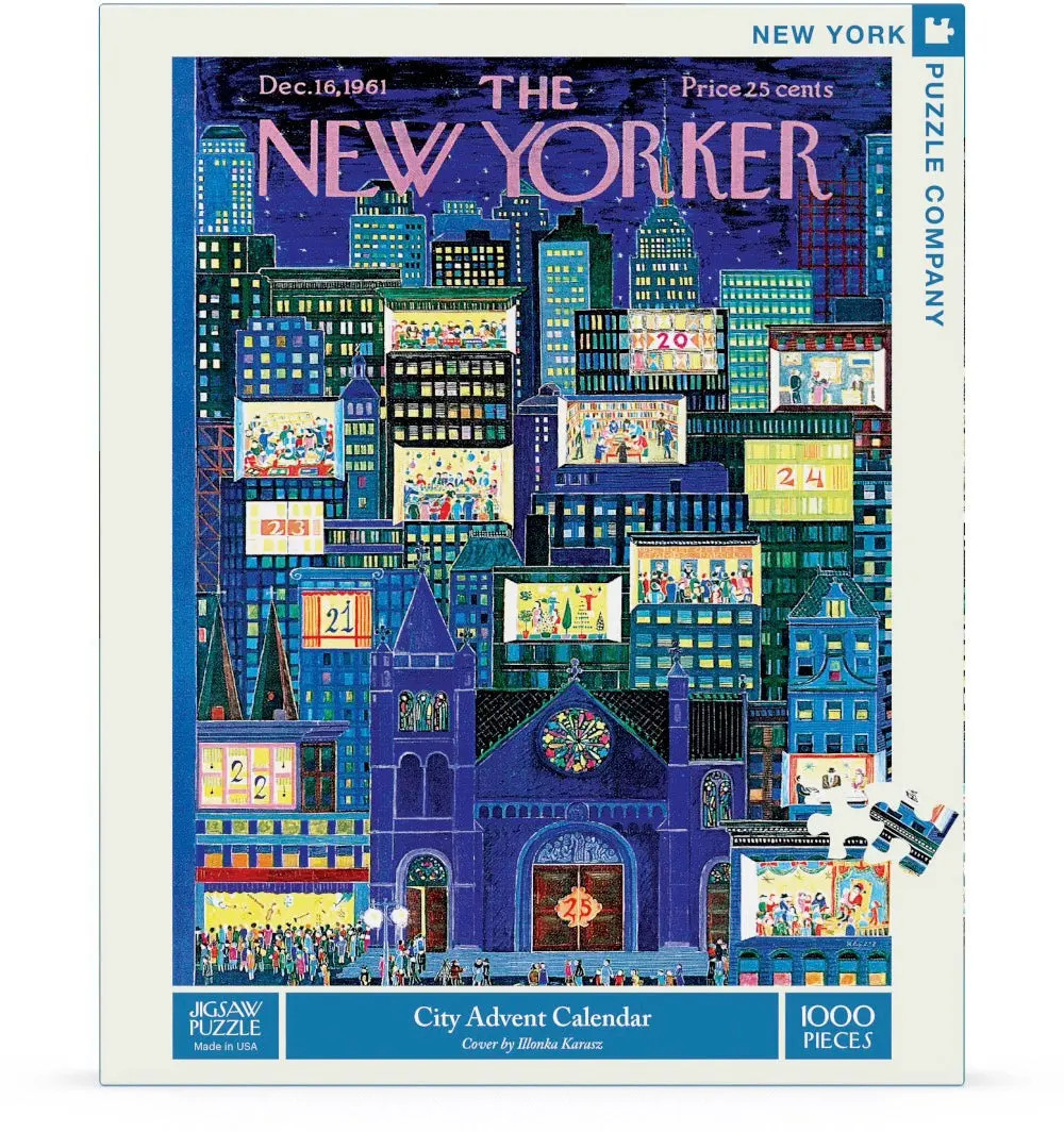 NEW YORK PUZZLE COMPANY City Advent Calendar 1000 Piece Puzzle at Nordstrom | Nordstrom