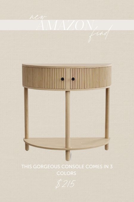 New amazon find! Fluted console only $215 in 3 beautiful colors! #console #entryway #amazon #amazonhome #homedecor #homefind 

#LTKsalealert #LTKhome #LTKFind
