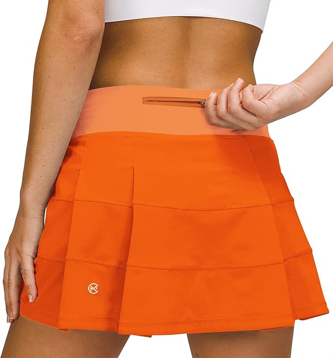 MCEDAR Athletic Tennis Golf Skorts Skirts for Women with Pocket Workout Running Sports Pleated Sk... | Amazon (US)