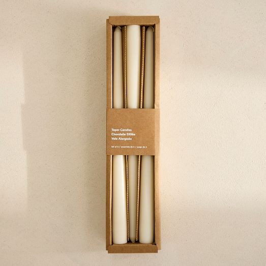 Signature Wax Taper Candles (Set of 6) | West Elm (US)