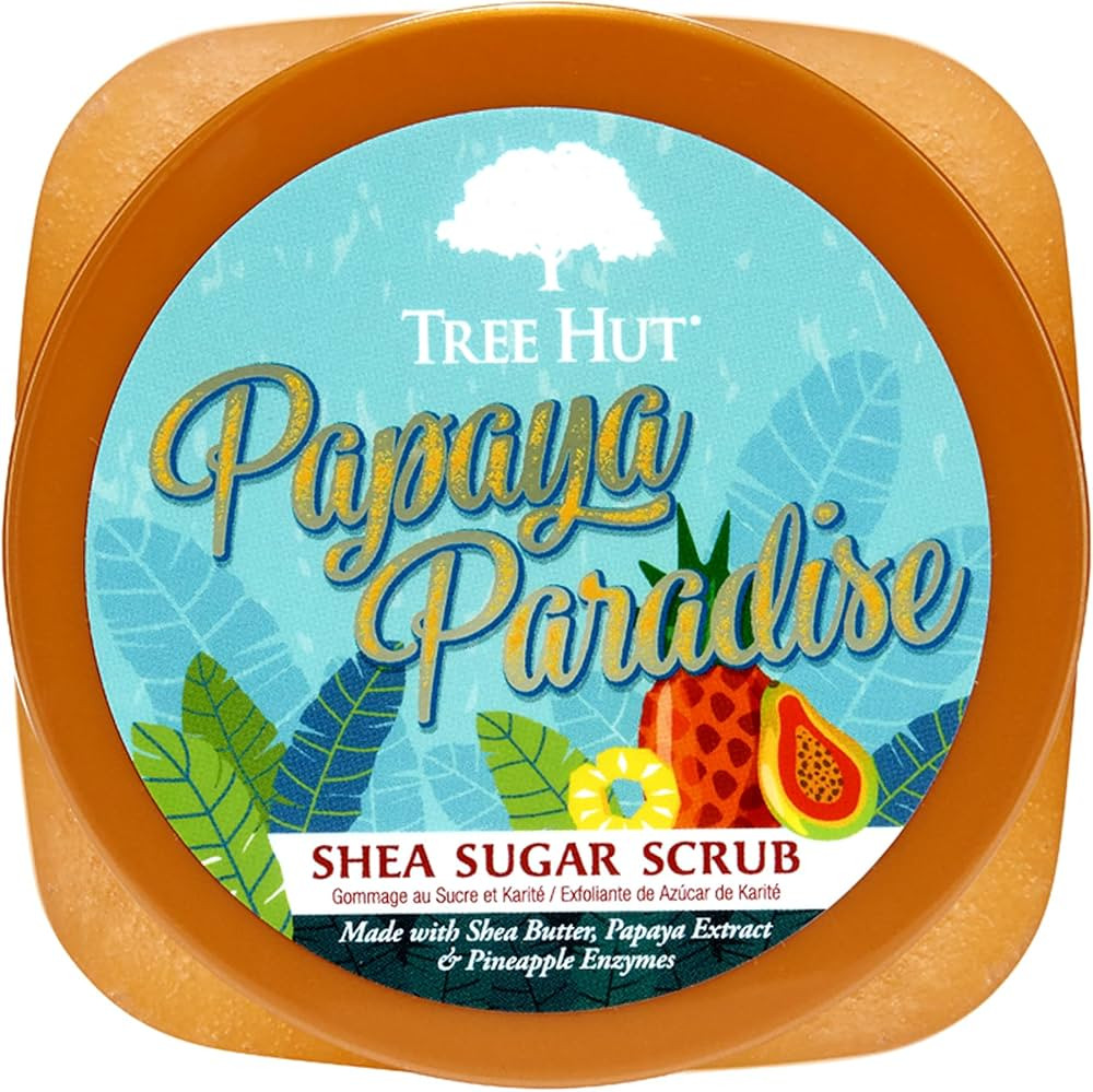 Tree Hut Papaya Paradise Shea Sugar Scrub, 18 oz, Ultra Hydrating and Exfoliating Scrub for Nouri... | Amazon (US)