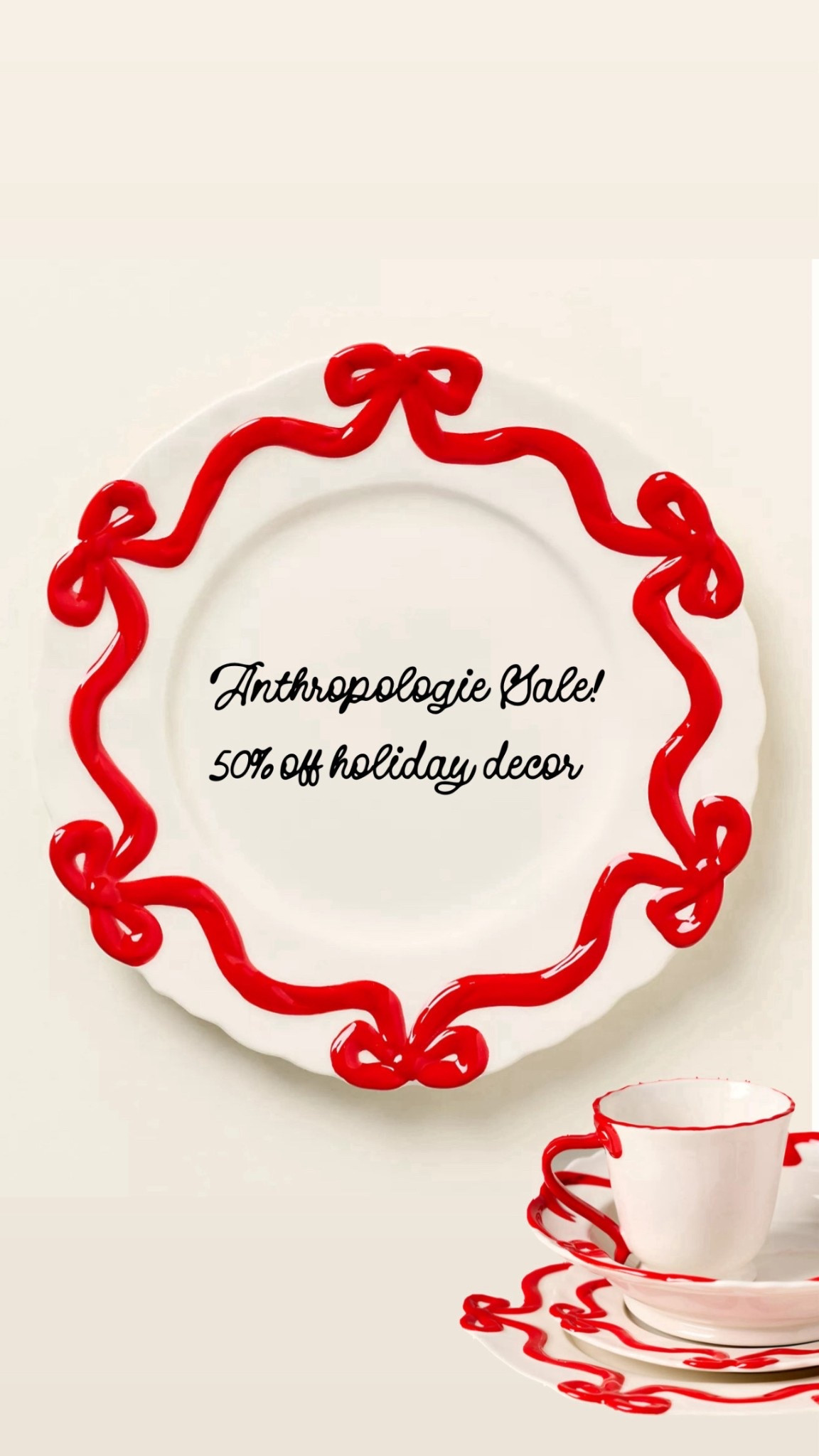 50% off holiday decor at Anthro! Just snagged this entire set for next year! So cute and such a steal 

#LTKHoliday #LTKSaleAlert #LTKGiftGuide