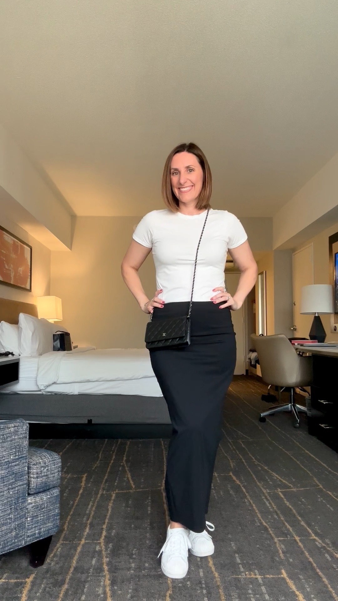 Swapped out my usual leggings for a stretch maxi skirt for travel today and BAM! I was feeling so chic for minimal effort during the flight, walking around the city, and even heading to a quick happy hour  

#LTKFindsUnder100 #LTKTravel #LTKStyleTip