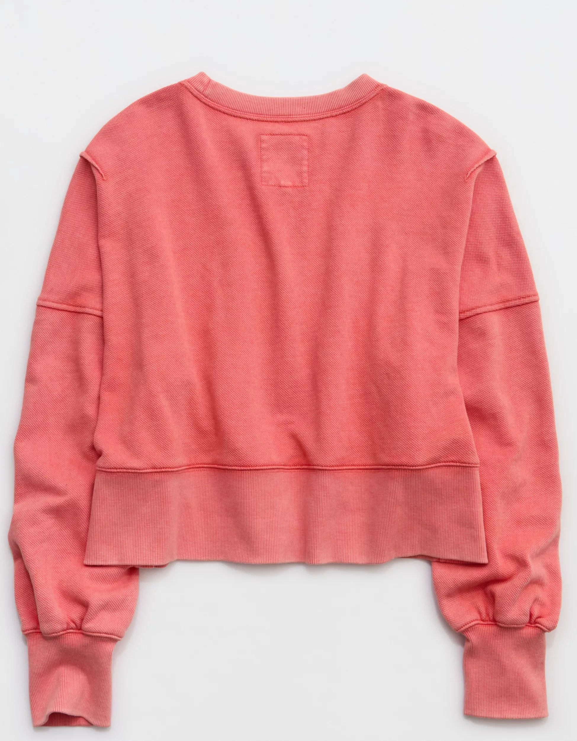 Aerie Classic Crew Textured Sweatshirt | American Eagle Outfitters (US & CA)