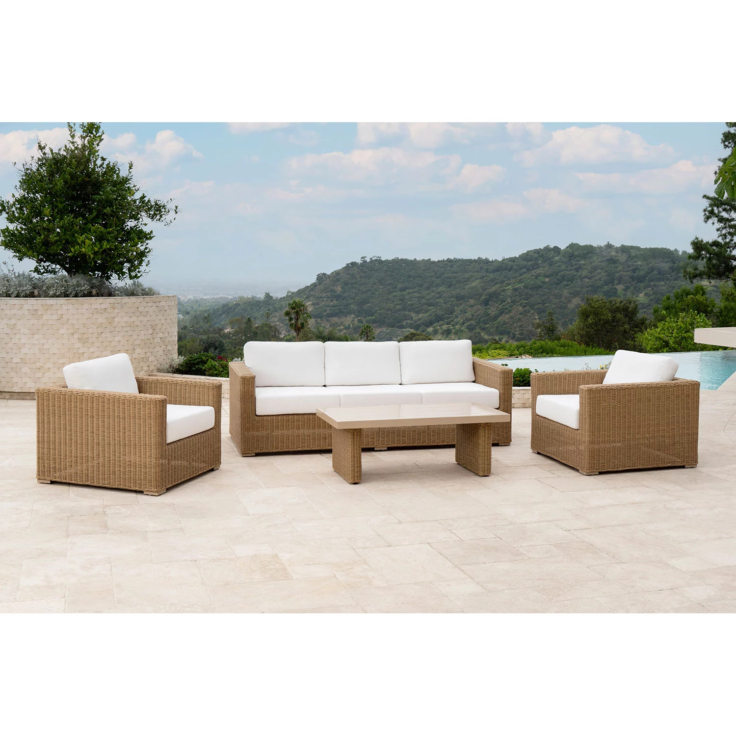 details by Becki Owens, Mariposa Outdoor 4-Piece Patio Seating Set | Sam's Club