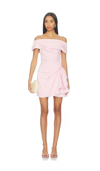 Mersham Mini Dress in Powder Pink | Revolve Clothing (Global)