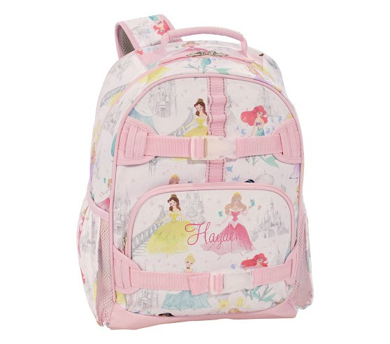 Mackenzie Disney Princess Castle Shimmer Backpacks | Pottery Barn Kids