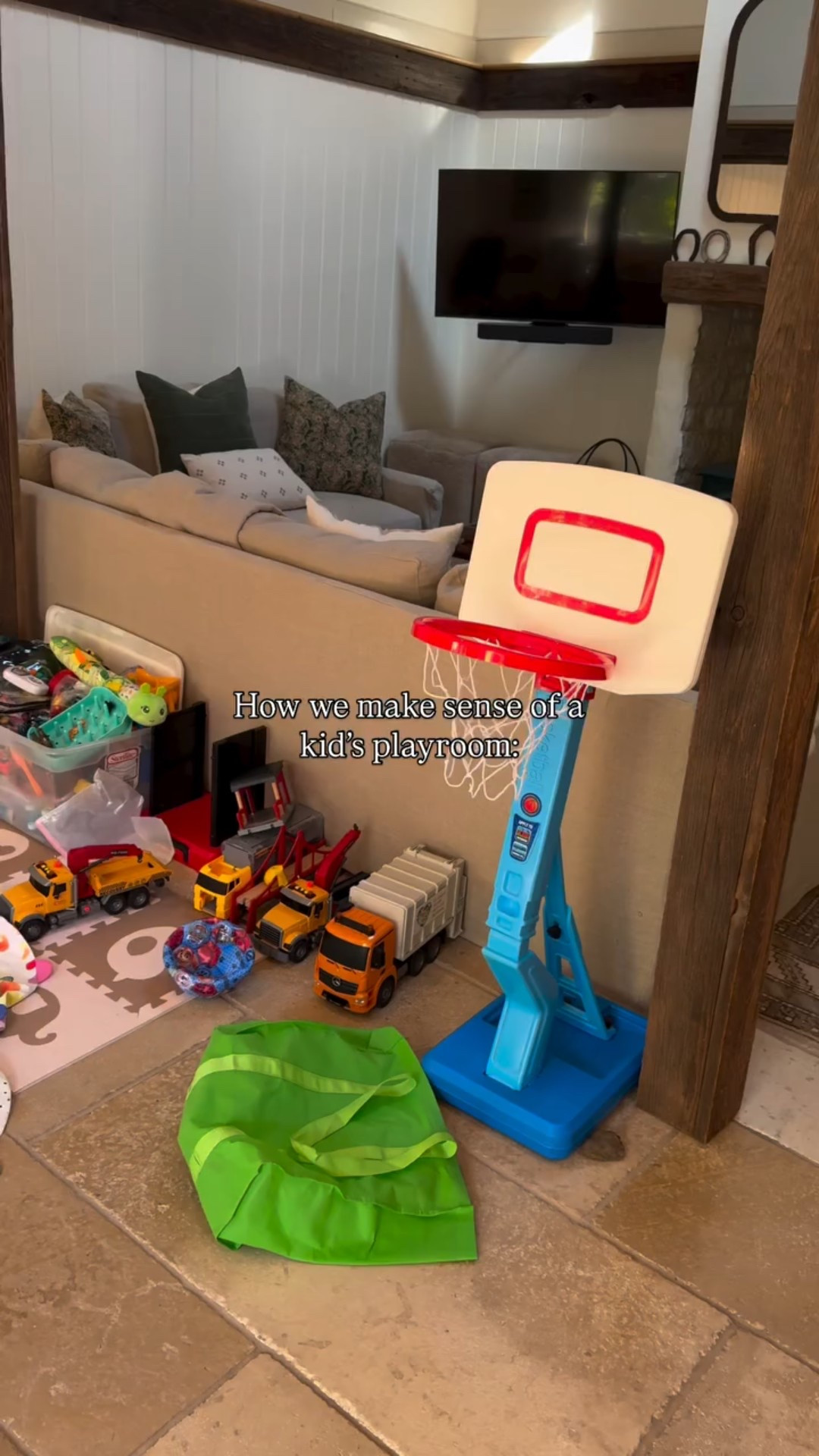 How we create order in a playroom that moms can maintain⬇️
STEP ONE: Get rid of any toys that are broken, missing pieces, or are no longer played with (donate or trash depending on condition)🪀
STEP TWO: Create categories - separate the toys you are keeping into general categories (ex. doctor toys, puzzles, baby toys, arts & crafts, dolls, etc) 🪆
STEP THREE: Purchase your organization system - we love the classic “trofast” system from Ikea or anything similar! 🪙
STEP FOUR: Put toys into bins by category! 🧸
STEP FIVE: Label each category - we love using magnetic labels for this (linked on our LTK) 🧲

Why it works: Using this method works because the categorized bins make clean up a breeze. Tossing your toys in the correct bin at the end of playtime is much better than trying to make sense of utter chaos🤯 Give it a try!! 🙌🏼

#professionalorganizer #unclutteredspaces #uncluttered #homeorganizing #buckscounty #organizationtips #organizationhacks #playroominspo #playroomorganization #kidstoys #ikea #ikeafinds #trofast