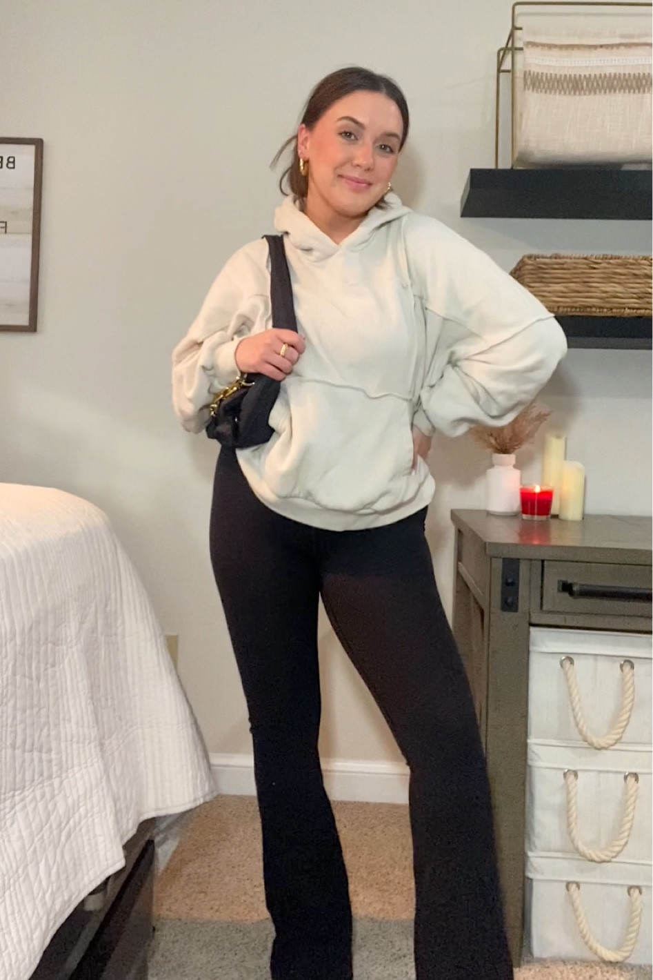Aerie Sherpa Patchwork Hoodie curated on LTK