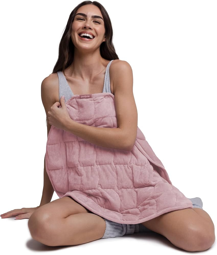 nodpod Body 6.5lb Patented Compact Weighted Blanket I Perfect for Relaxation, Sleeping & Travel l... | Amazon (US)