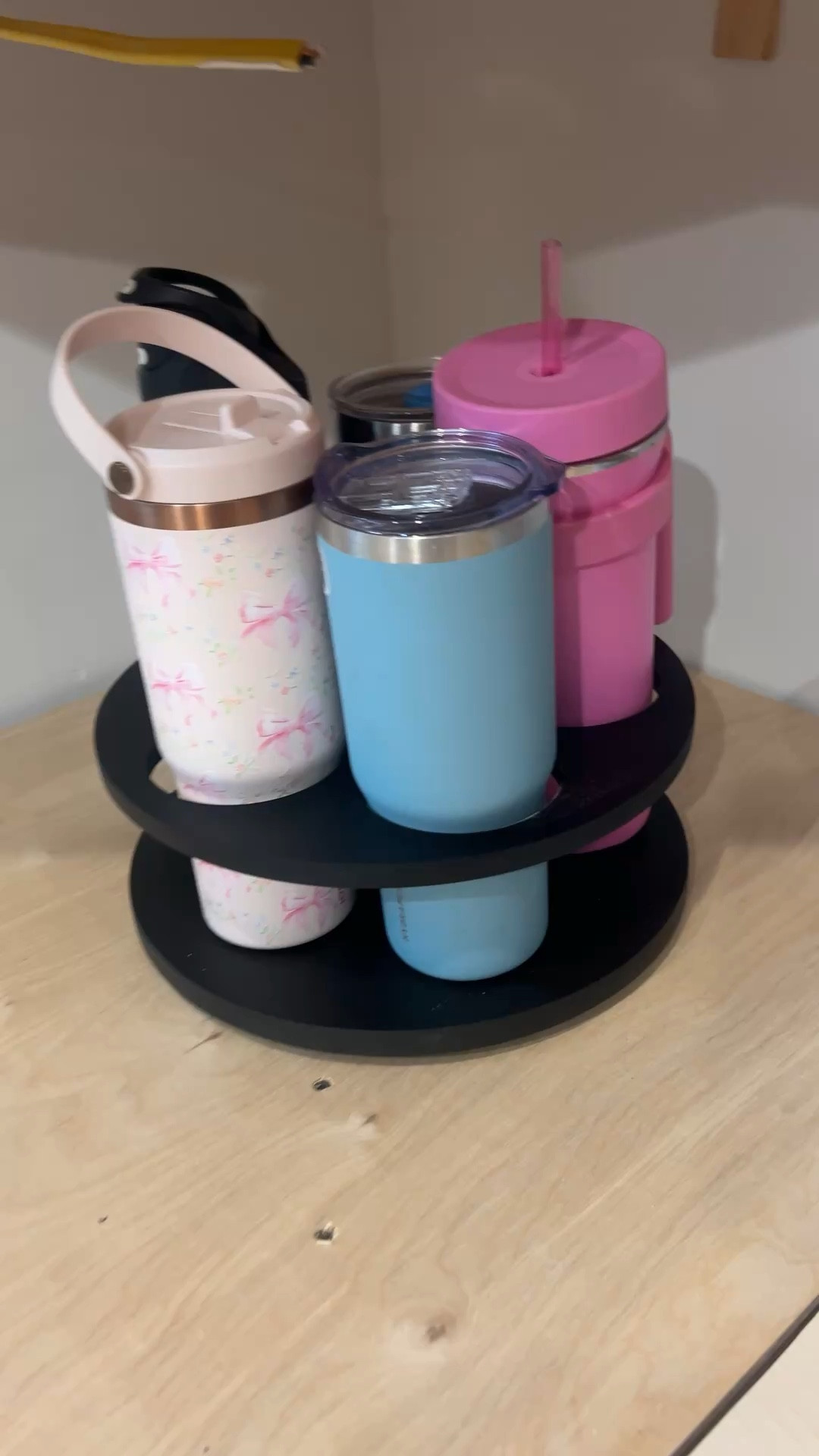 Rotating tumbler organizer for Stanley cups sizes 20-40oz. 

Cabinet organization. Cupboard organization. Stanley organization  

#LTKmomlife #LTKSaleAlert #LTKHome