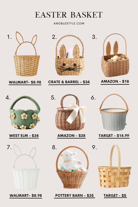 EASTER ROUNDUP - favorite Easter baskets 

#easter #easterfinds #easterbasket #basketidea #eastergifts #kidsgifts #eastergiftguide

#LTKfindsunder50 #LTKkids #LTKSeasonal
