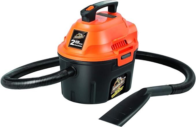 Armor All, AA255 , 2.5 Gallon 2 Peak HP Wet/Dry Utility Shop Vacuum , Orange | Amazon (US)