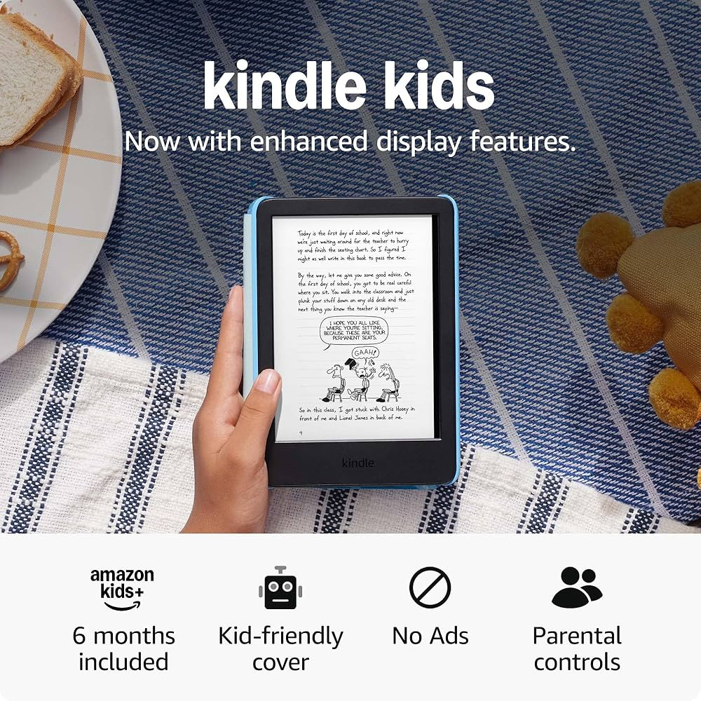 New Amazon Kindle Kids (16 GB) - If it breaks, we will replace it, includes ad-free books and cov... | Amazon (US)