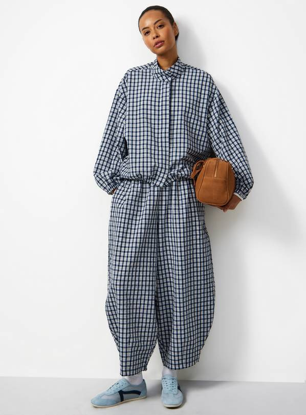 Buy Navy Preppy Check Shacket 10 | Co-ords | Tu | Tu Clothing