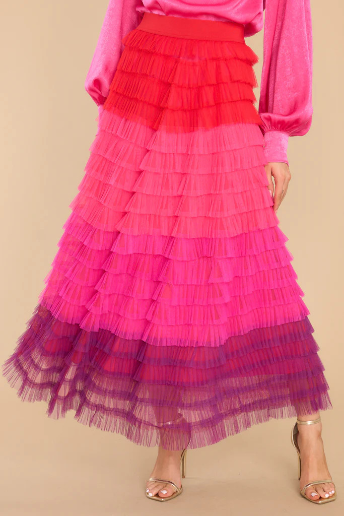 Break Down Walls Hot Pink Maxi Skirt | Red Dress 