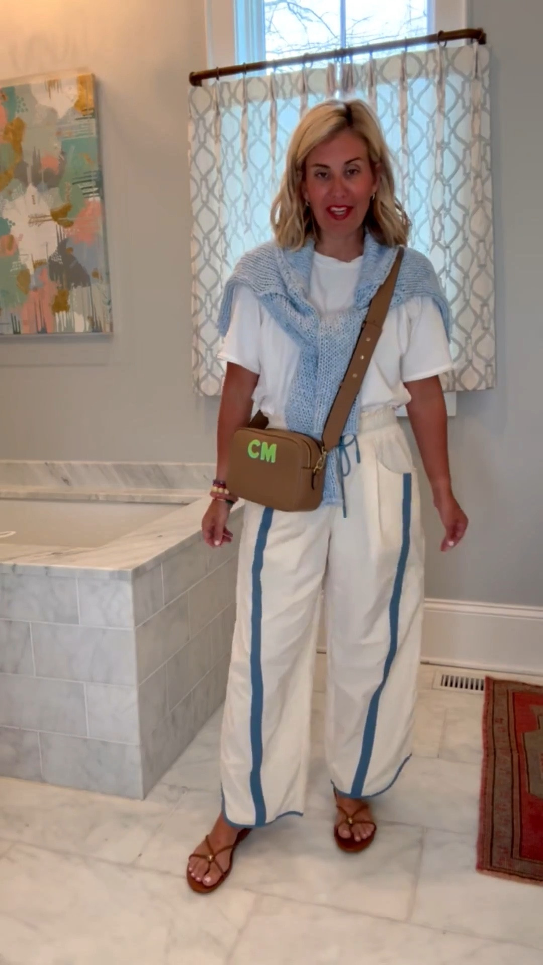 Such an easy yes outfit!! These pants are so good y’all. The zon wins again. I’m wearing xs tee, pants & sweater. 

#LTKmomlife #LTKdayinmylife #LTKootd