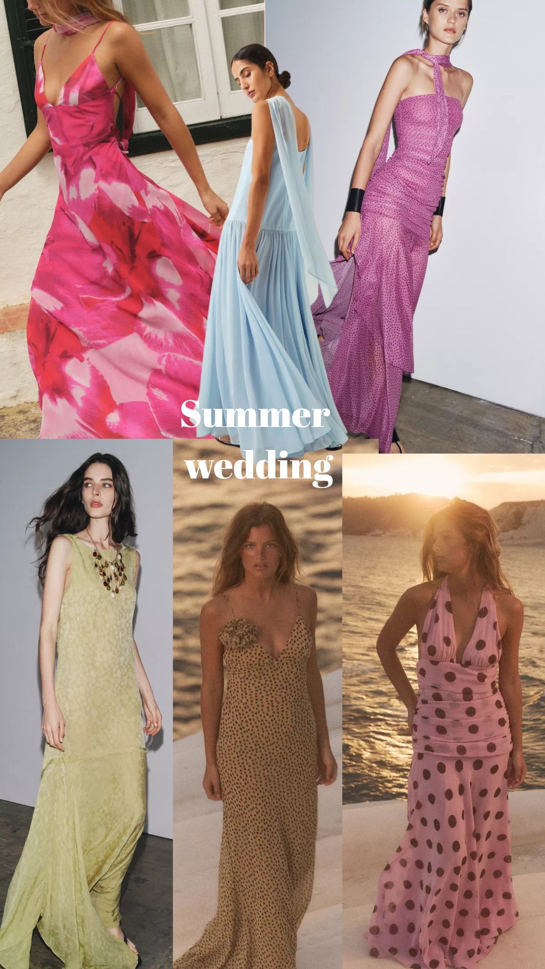 Summer wedding guest dress
Floral maxi dress 
Polka dot maxi dress
Pale blue maxi dress 
Pink dress 

#LTKwedding #LTKuk #LTKsummer