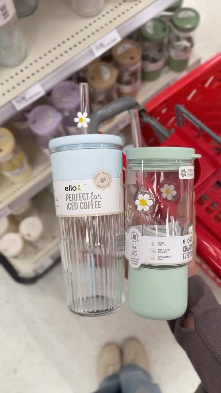 new glass tumblers!! How sweet are the glass straw charms 🥹 #newattarget #glasstumblers

#LTKfoodie #LTKHome