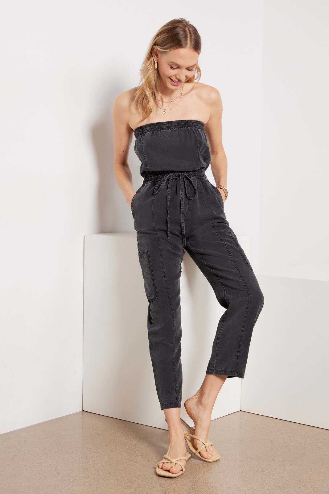 Emery Cargo Jumpsuit | Evereve