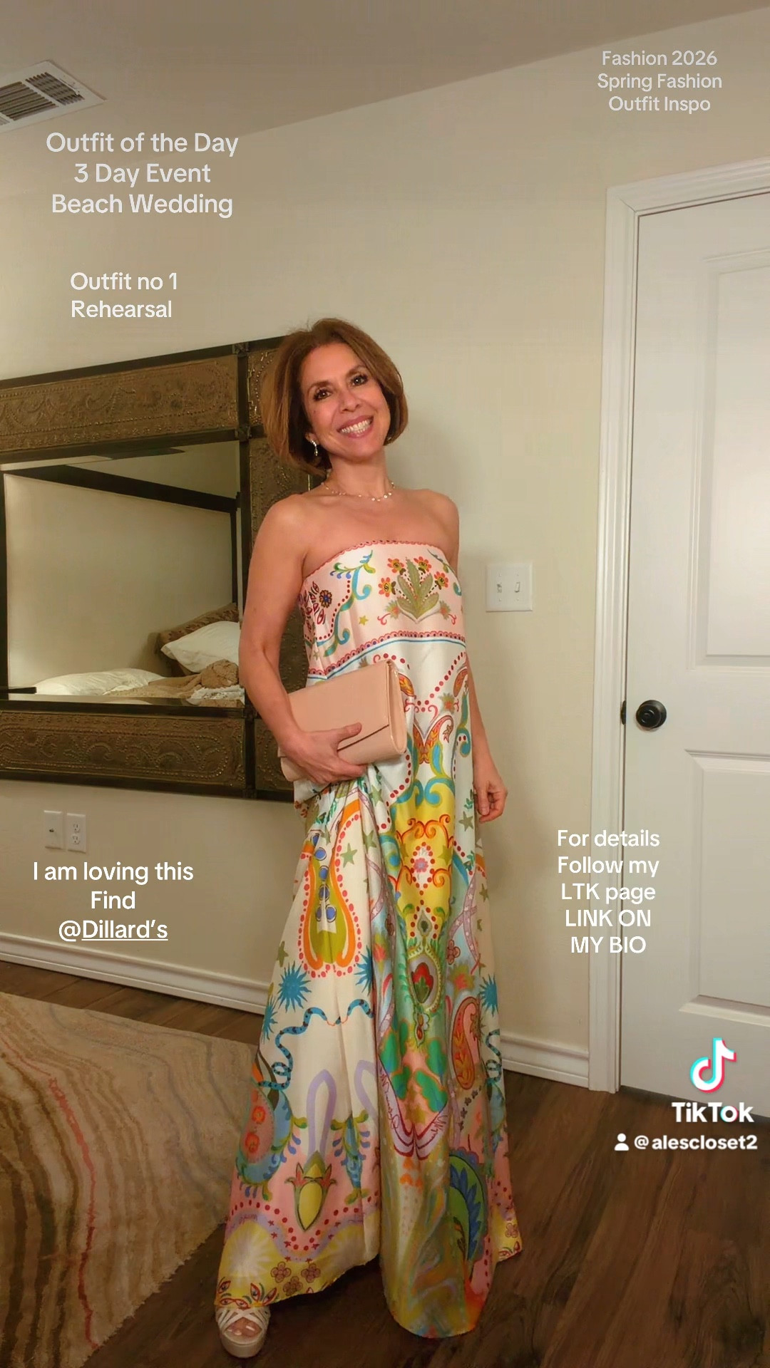 I am planning my outfits for this beautiful 3-day beach wedding 🌴✨
And I think I’ll be wearing this beauty for the first day rehearsal dinner by the ocean… I am sooo excited 💕

This strapless maxi dress by Antonio Melani is just stunning—colorful, flowy, and perfect for that effortless coastal elegance. It’s one of those pieces that makes you feel instantly put together.

Wearing size 0 for reference 🤍
Linking this exact dress and accessories! Happy shopping LTK ✨


#LTKStyle
#LTKWeddingGuest
#BeachWeddingStyle
#ResortWearLook
#VacationOutfitInspo
#SpringSummerStyle

#LTKOver40 #LTKWedding #LTKSeasonal