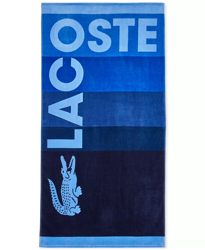Ombré Blocks Cotton Beach Towel | Macys (US)