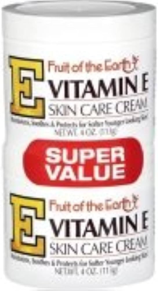 Fruit Of The Earth Bogo Cream Vitamin-E 4 Ounce Jar (113g) | Amazon (US)