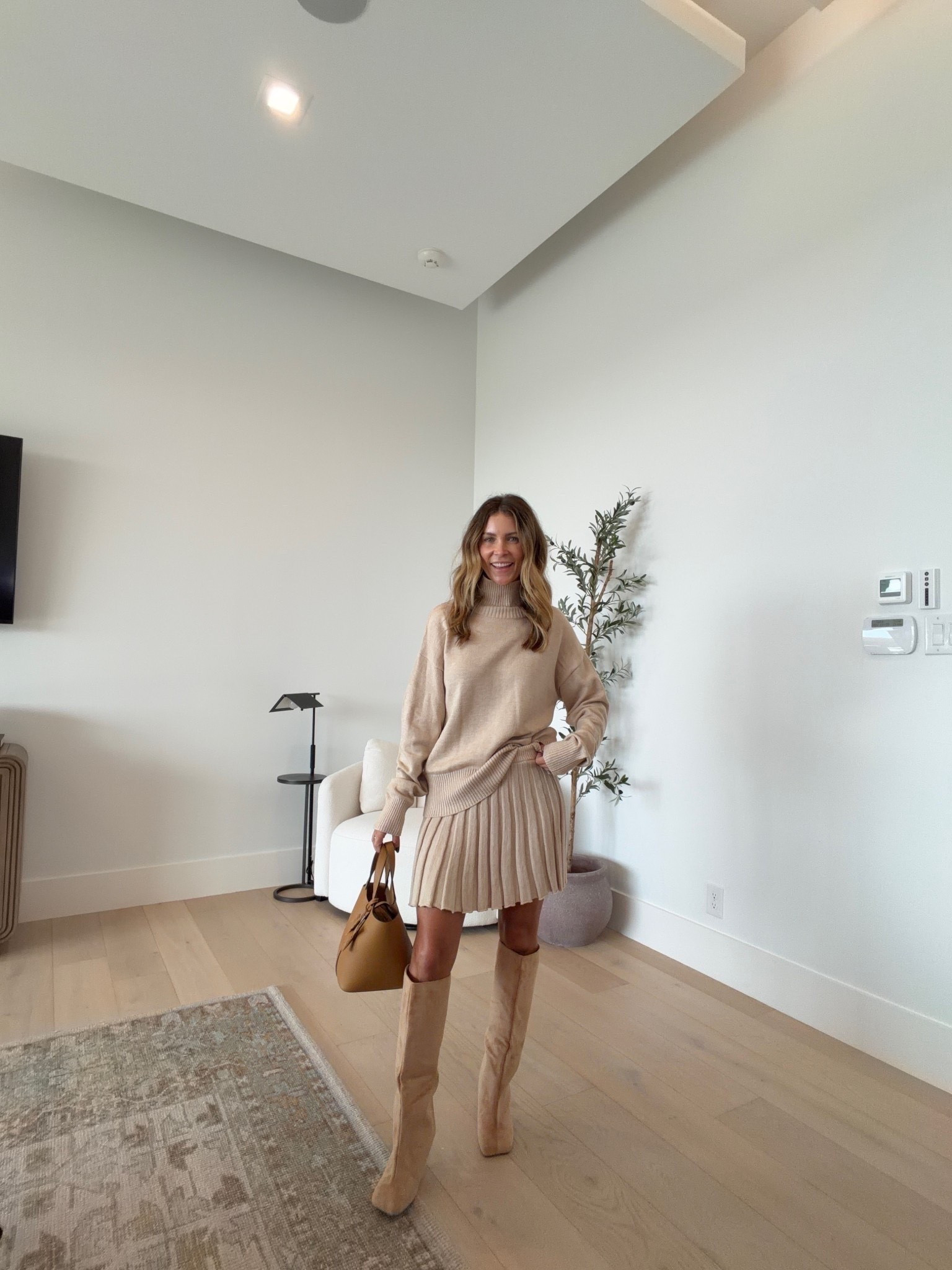 Amazon top seller 
Skirt/sweater set