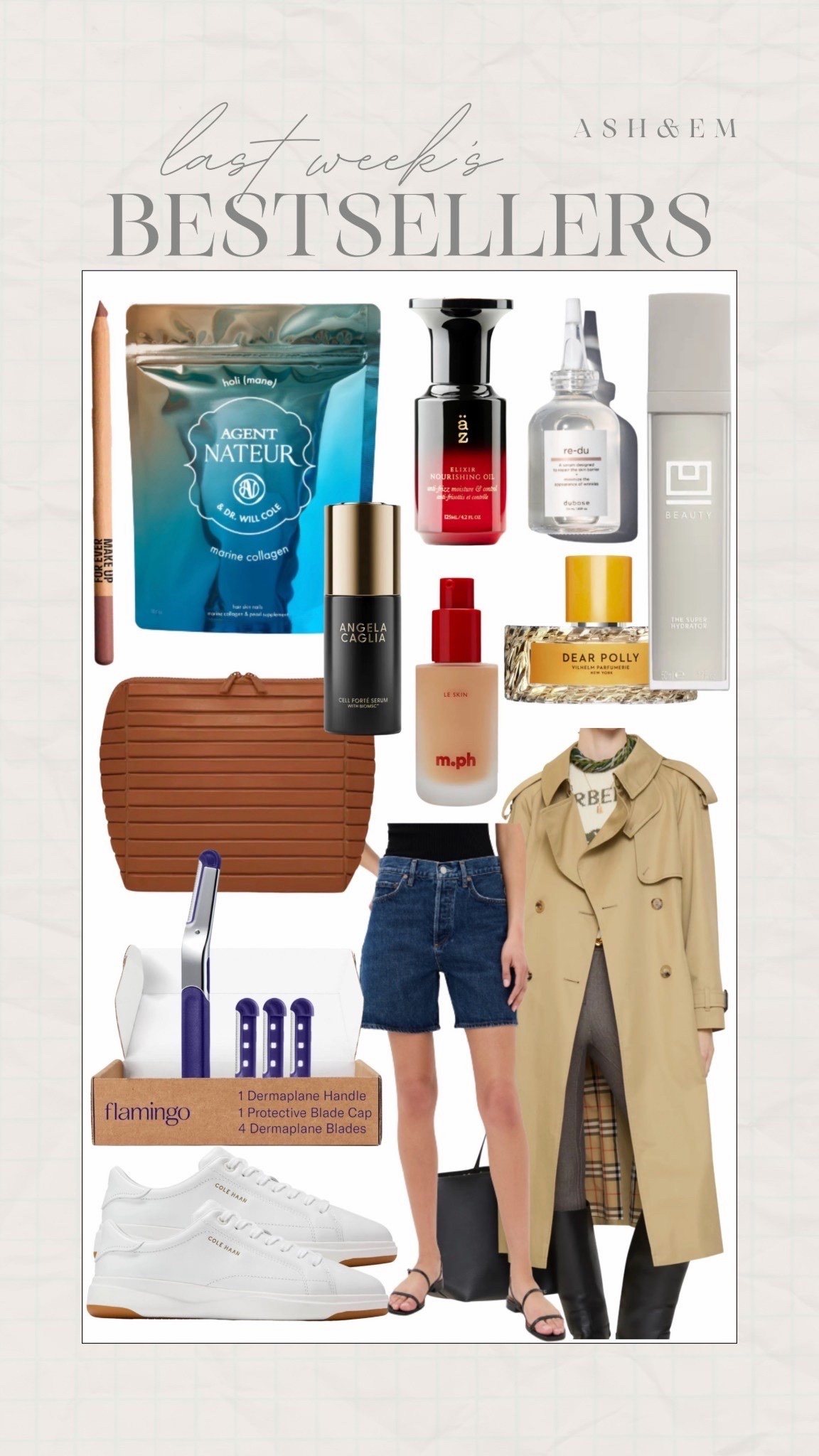 Best sellers! 

Trendy fashion, spring fashion, spring scents, spring outfit, makeup must haves, skin care must haves (FB)