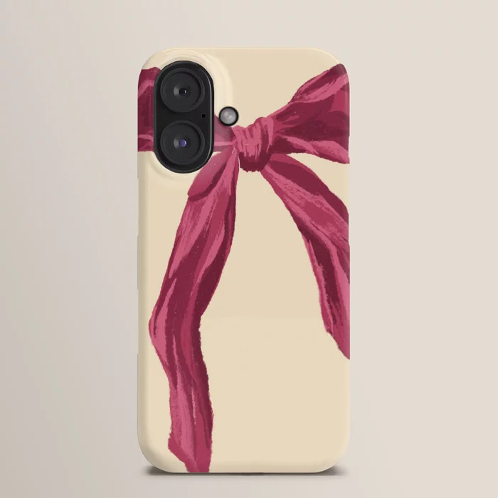 Romantic Bow iPhone Case by LouBruzzoni | Society6 | Society6