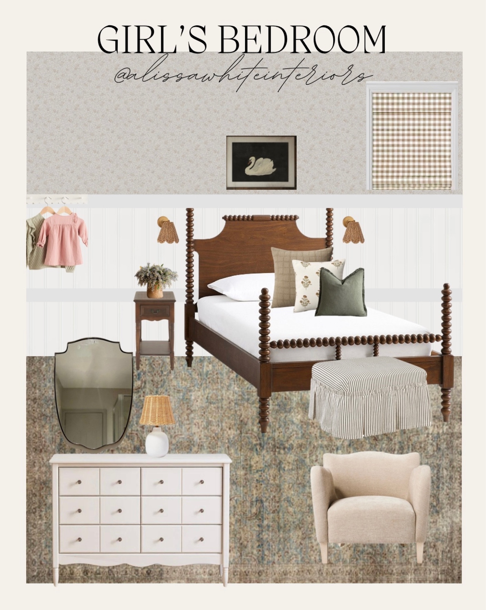 Perfect little girl’s bedroom 🦢

#LTKhome #LTKkids #LTKsalealert