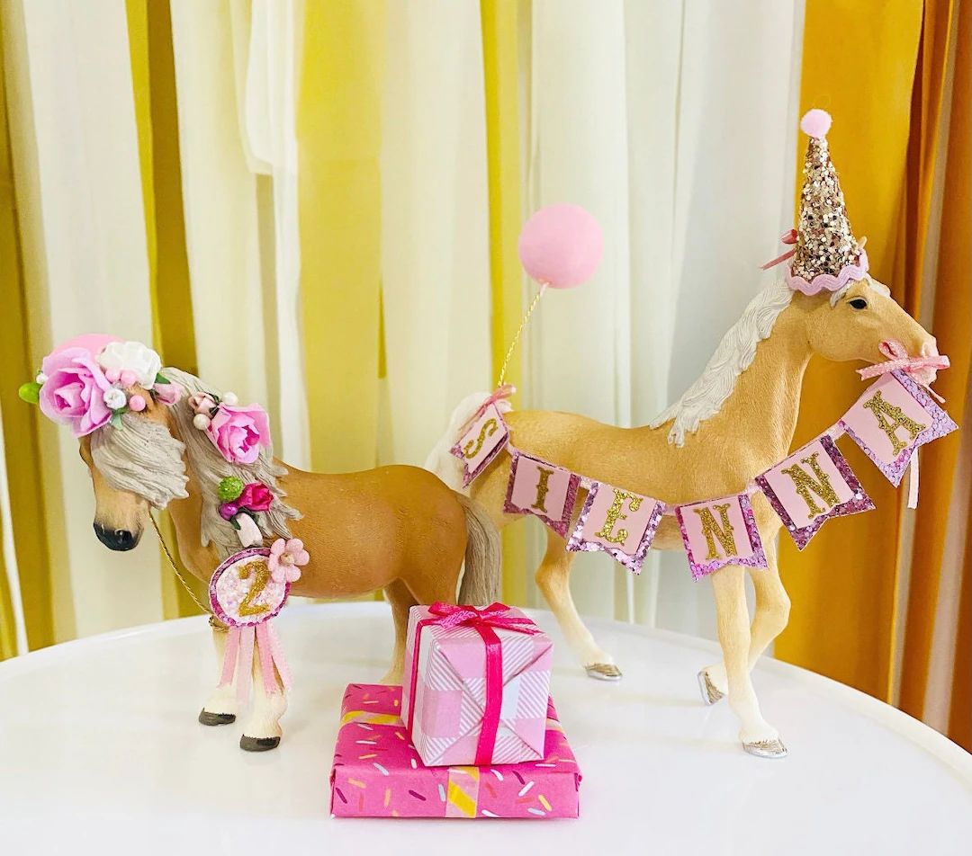 Pony and horse theme/Cow girl caketopper/ horse caketopper/farm  caketopper /pony caketopper | Etsy (US)