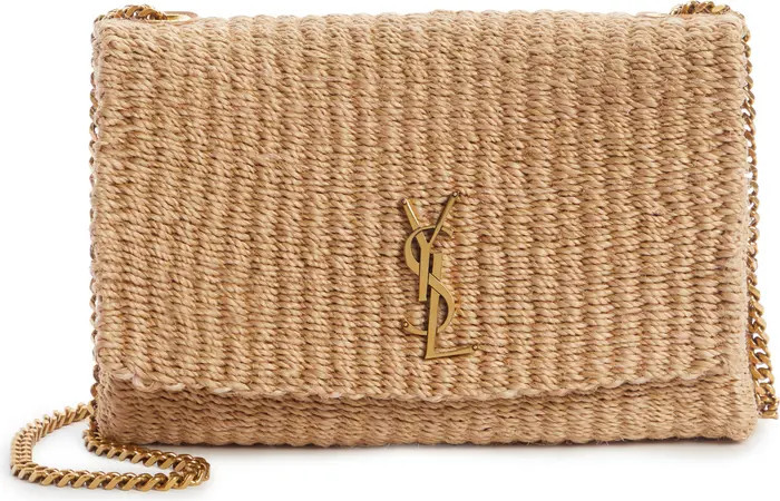 Medium Kate Raffia Shoulder Bag | Nordstrom