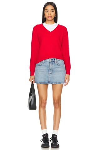 AGOLDE Alek Mini Skirt in Force from Revolve.com | Revolve Clothing (Global)