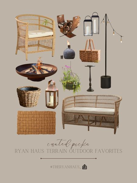 Terrain Home always has such unique home finds! All of these pieces are part of their outdoor collection, and I love how warm and textured they are. I love all the copper accents! 

#LTKhome #LTKSeasonal #LTKstyletip