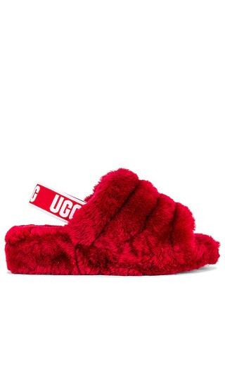 Fluff Yeah Slide in Samba Red | Revolve Clothing (Global)