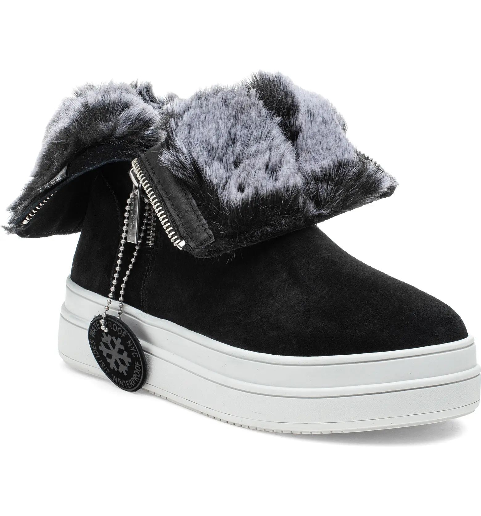 Tristan Faux Fur Platform Sneaker Bootie | Nordstrom