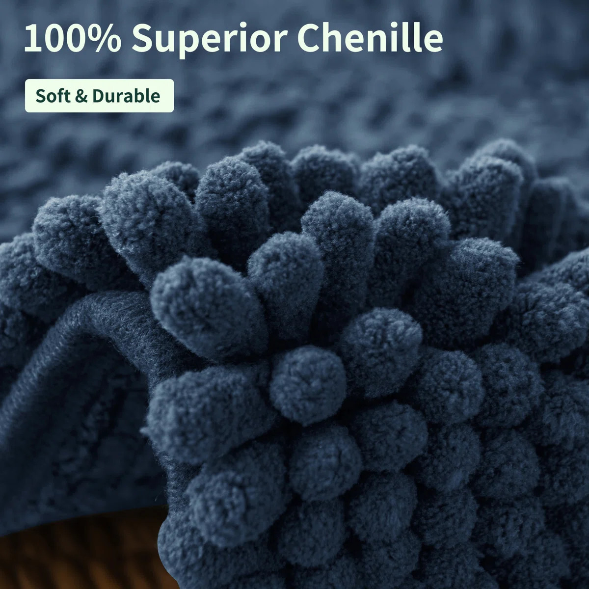 Chenault Soft Chenille Bathroom Rugs,Absorbent Microfiber Non-Slip Backing Rectangle Bath Mat,Qui... | Wayfair North America