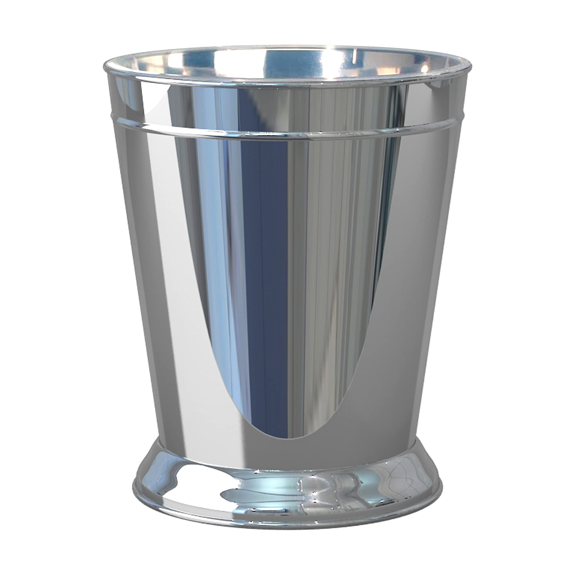 nu steel Timeless Polished Stainless Steel Wastebasket, 9-Quart | Amazon (US)